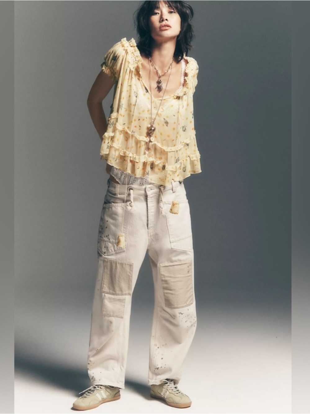 Free People Barrel Jeans